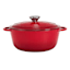 7-Quart Enameled Cast Iron Dutch Oven, Red