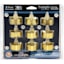 Set of 9 Gold LED Tealight Candles