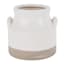 Honeybloom White Ceramic Vase, 4"