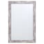 Hammered Silver Framed Rectangle Wall Mirror, 24x36