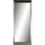 Grey Metal Gallery Leaner Mirror, 27x61