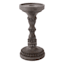 Grey Candle Holder, 8"
