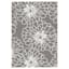 (D161) Gloucester Marigold Printed Grey Area Rug, 7x10