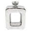 Silver Open Mini Ceramic Vase, 6"