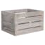 Light Grey Wooden Pallet Crate, Small