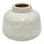 Honeybloom White Ceramic Vase, 3.5"