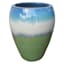 Arcadia Tricolor Urn Ceramic Outdoor Planter, Medium