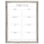 Silver Things To Do Dry Erase on Glass Organizational Wall Frame, 18x24