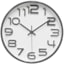 Grey Accent Round Wall Clock, 10"