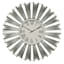 Silver Distressed Studio Round Wall Clock, 23"