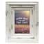 Miranda Distressed Cream Tabletop Picture Frame, 4x6