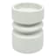Crosby St. White Cement-Look Candle Holder, 5"