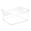 Clear Storage Bin, 15l