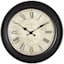 Vintage Postcard Roman Numeral Round Wall Clock, 12"