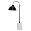 Curved Neck Task Lamp with Marbled Base, 26"