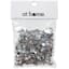 Plastic Silver Gem Scatters 50 Gram In Polybag