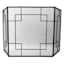 Pewter Metal Square Fireplace Screen