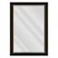 Lynn Mocha Rectangle Wall Mirror, 31x43