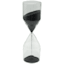Black Sand Hourglass, 10.5"