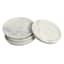 Set of 4 Marbled Stoneware Rimmed Coasters
