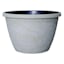 White Outdoor Planter with Vine Design, Small