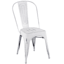 Oregon Vintage Metal Dining Chair, White