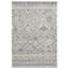 (B684) Found & Fable Grey House Tribal Woven Area Rug, 8x10