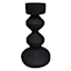 Crosby St. Matte Black Tea Light Holder, 6"