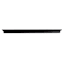 Kate Black Wooden Crown Wall Ledge, 36"