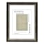 Miranda Black & Silver Wall Frame, 18x24