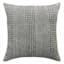 Hamilton Grey Woven Throw Pillow, 18"