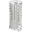 Grey Metal Curved Tissue Holder