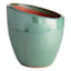 Fall Away Ceramic Planter 17.7in. Aqua