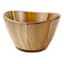 Wooden Asymmetrical Shaped Bowl, 9.2"