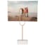 Gold Metal Paperclip Picture Stand