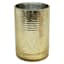 Champagne Pillar Candle Holder, 7"
