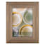 Metallic Brown Wash Scoop Profile Tabletop Picture Frame, 5x7