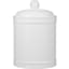 White Basket Weave Canister, 114oz