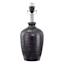 Dark Grey Textured Accent Lamp Base, 16"