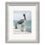 Miranda 16x20 Matted to 11x14 Poster Wall Frame, Distressed White & Champagne