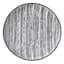 Grey Metal Round Wall Plate, 17"