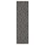 (D458) Jardel Grey Tufted Runner with Non-Slip Back, 2x7