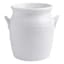 White Utensil Crock, 8.5"