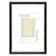 Miranda Black & Silver Poster Wall Frame, 24x36