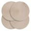 Set of 4 Emma Round Stone Placemats, 15"