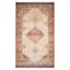 (D474) Alisa Medallion Ivory Sunset Area Rug, 5x7