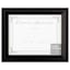 Black Slant with Outer Ridge Profile Document Frame, 8.5x11