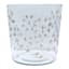 Grace Mitchell Gold Etched Clear Glass Hurricane, 6"