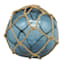 Ty Pennington Light Blue Glass Ball with Rope, 7"