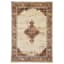 (B510) Red Traditional Open Medallion Area Rug, 8x10